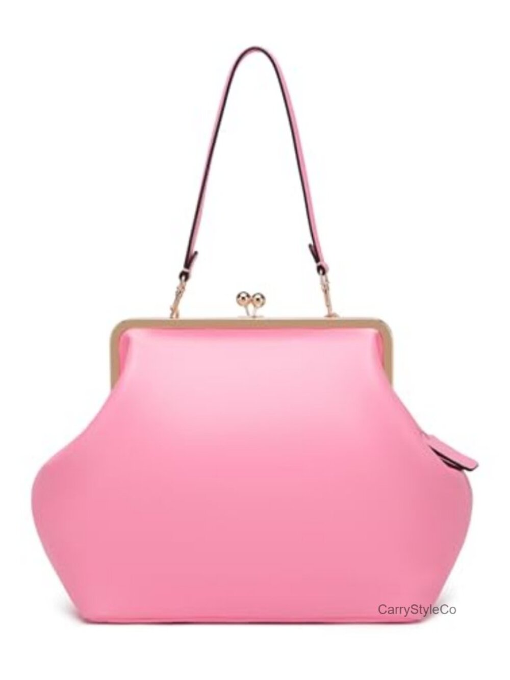 Large Minimalist Genuine Leather Evening Bag Top Handle Clutch Purse